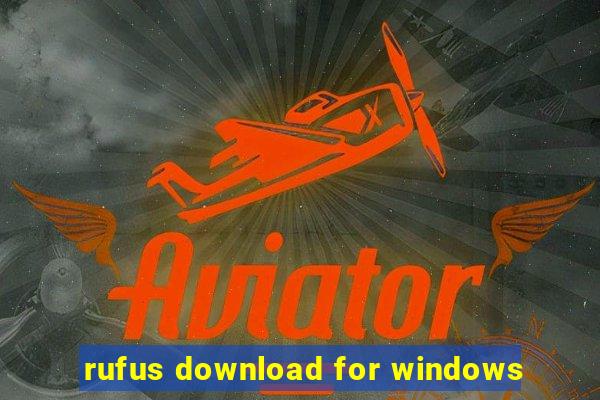 rufus download for windows